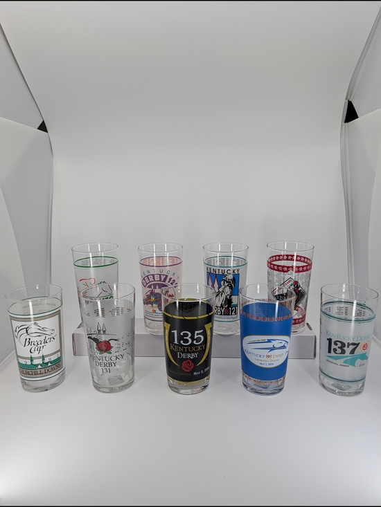 Libbey Glass Company Other - 8 Kentucky Derby Commemorative Mint Julep Glasses 118/120/121/129/131/135-137